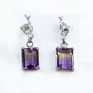 Sterling Silver Ametrine Earrings